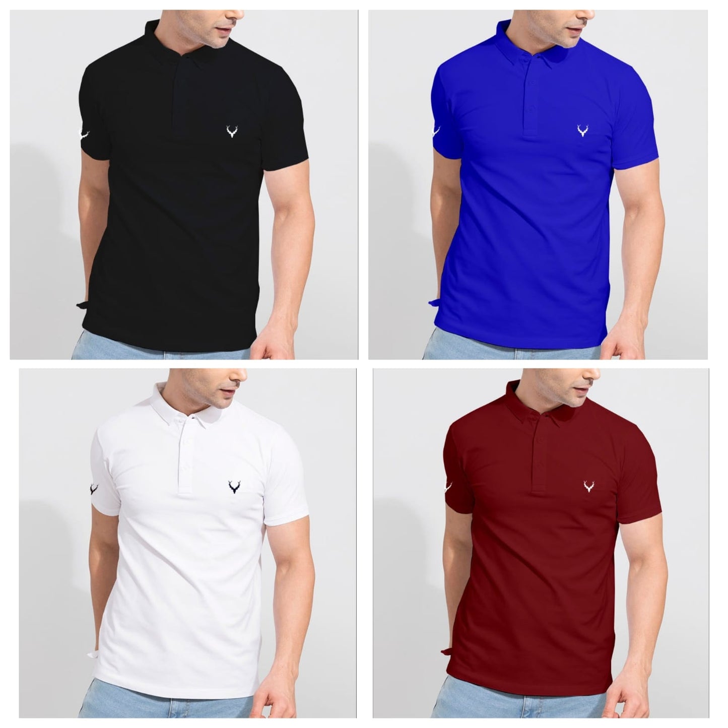 Trendy Casual Men's Polo T Shirt (Pack of 4)