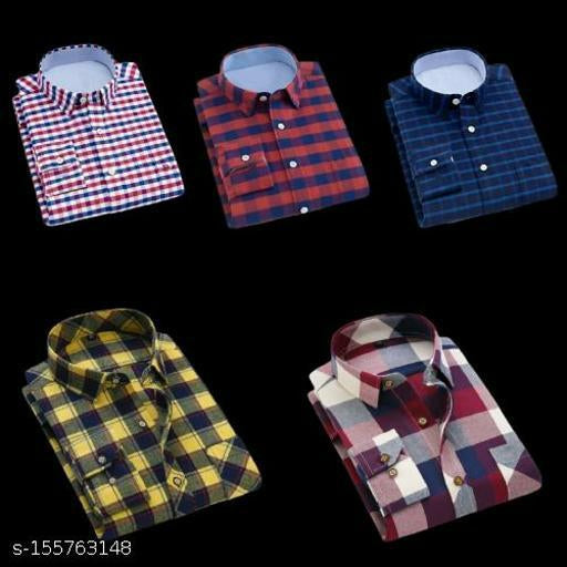 COMBO OF 5 SPECIAL CHECK SHIRTS