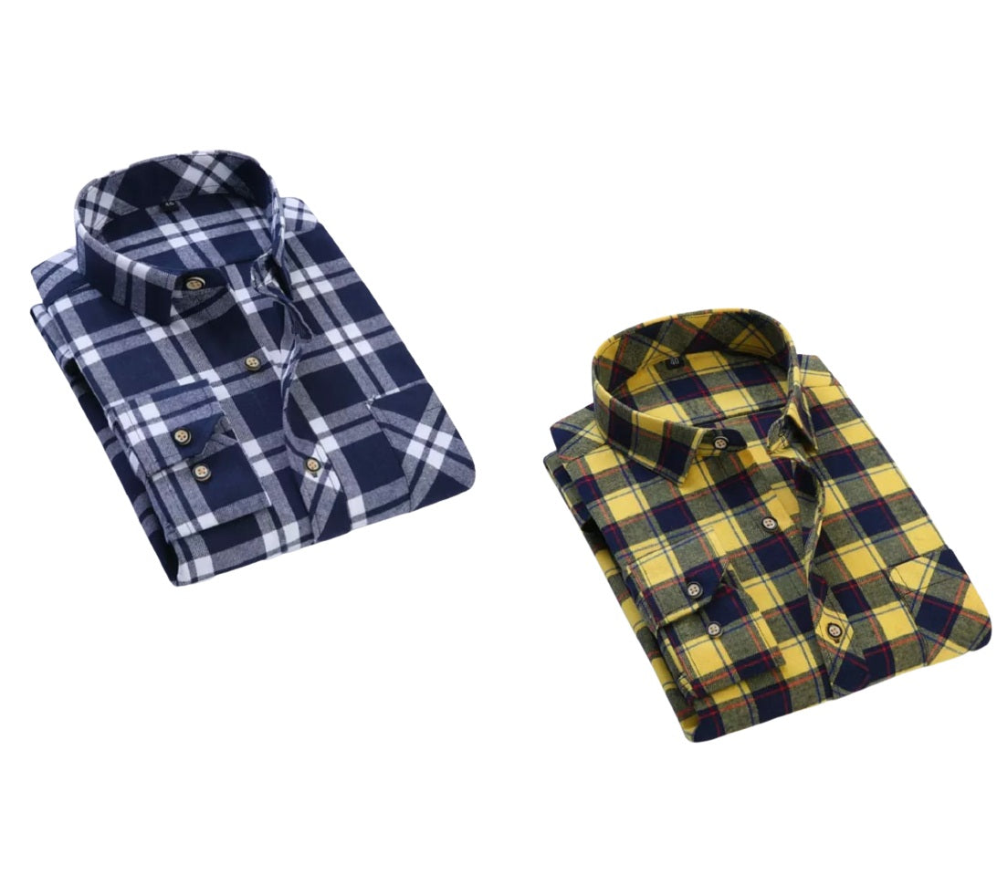 5 Mens Check Casual Shirts