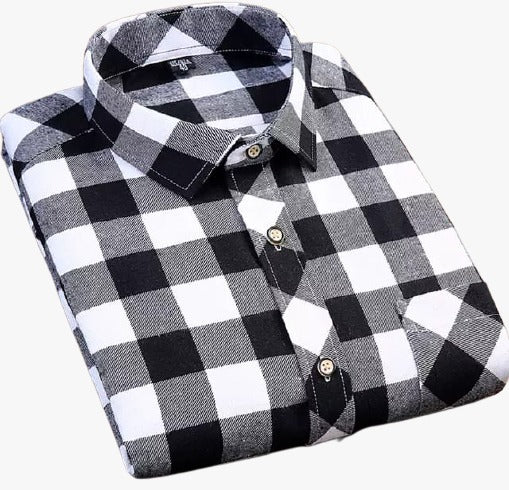 4 Mens  Check Casual Slimfit Shirts