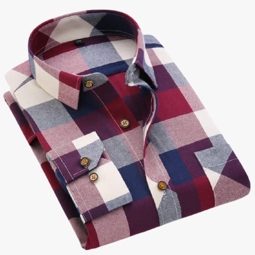 4 Mens  Check Casual Slimfit Shirts