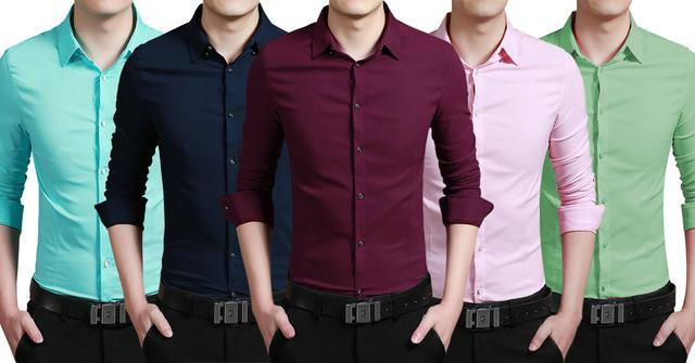 Combo of 5 Plain Shirts