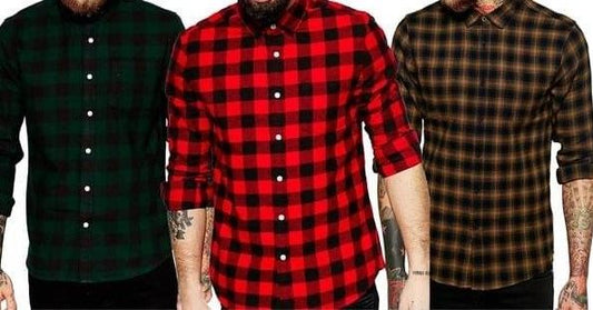 COMBO OF 3 CHECK SHIRT