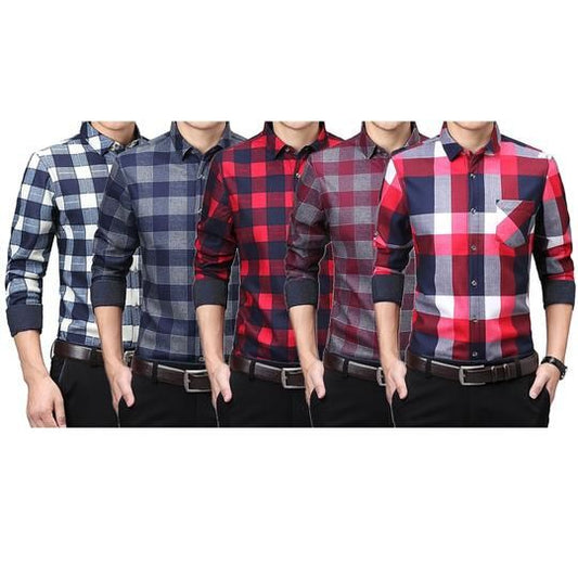 COMBO OF 5 CHECK SHIRTS