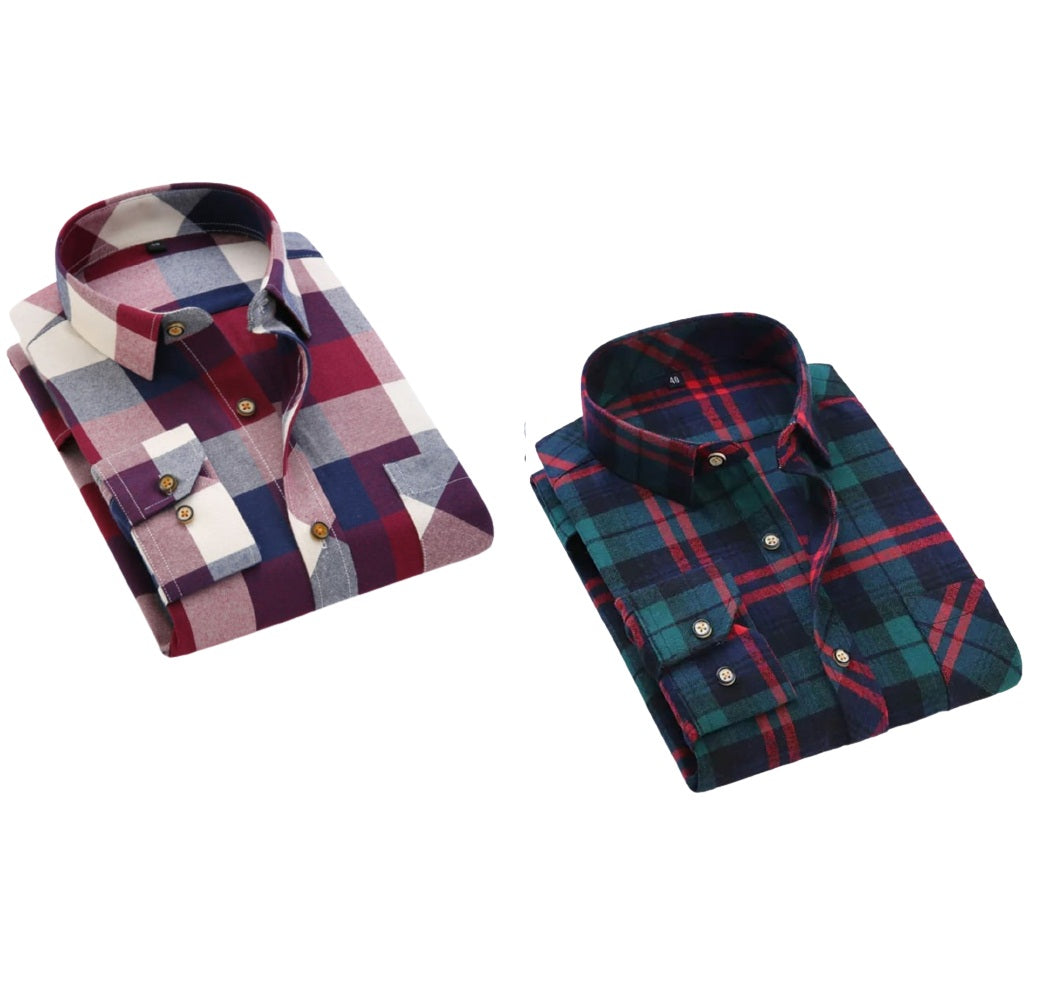 Fashion Combo of 5 Check Shirts