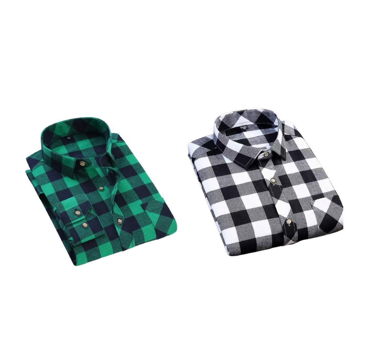 4 Mens  Check Casual Slimfit Shirts