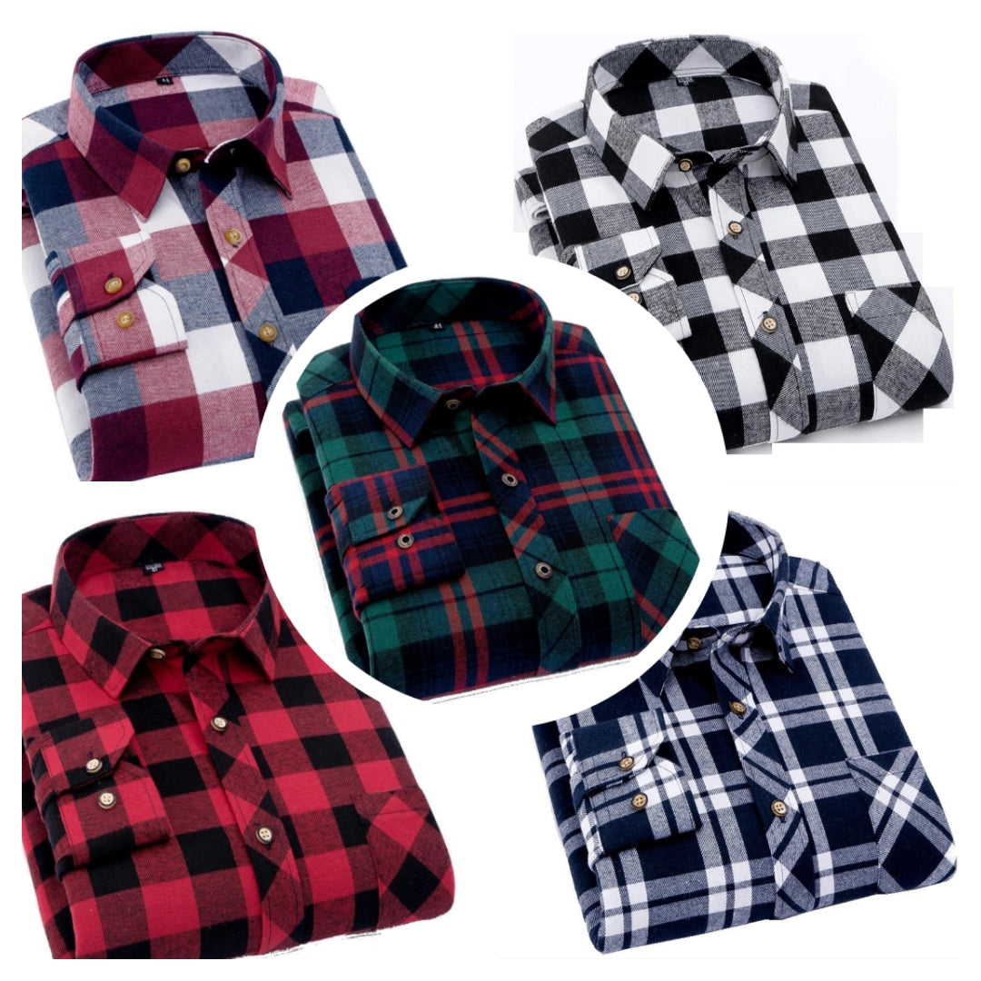 Fashion Combo of 5 Check Shirts