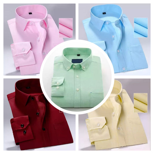 HOT COMBO OF 5 PLAIN SHIRTS